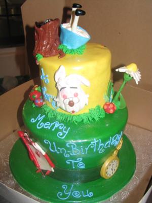 Easy Birthday Cake Ideas on Alice In Wonderland Cake