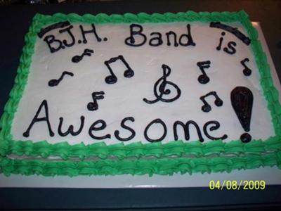 Band Themed Cake
