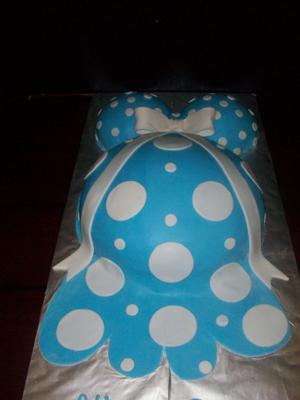 Easy Birthday Cake on Baby Bump Cake