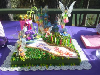 Birthday Cake Ideas on Baylee S Fairy Land Birthday Cake