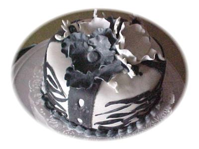 Birthday Cake Vodka on Black And White Cake