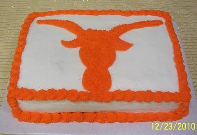 Longhorn Groom's Cake