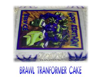 Brawl Tranformer Cake