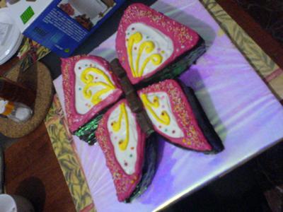 Unique Birthday Cakes on Butterfly Cake