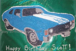 Cars Birthday Cakes on Car Birthday Cake   Race Car Cake