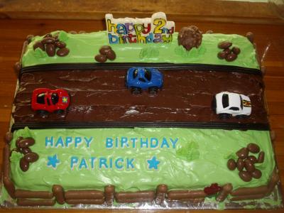 Cars Birthday Cake on Car Birthday Cake