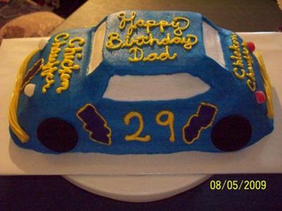 Pictures Cars on Chap S Chicken Chauffeur Race Car Cake