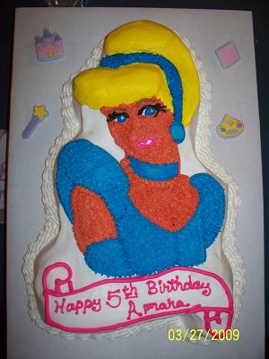 Cinderella Birthday Party on Cinderella Birthday Cake