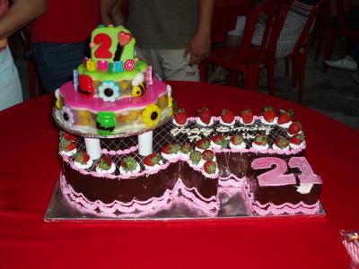 21st Birthday  Cake