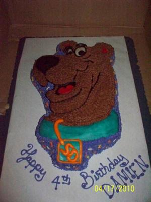 Scooby  Birthday Cake on Damien S Scooby Doo Cake
