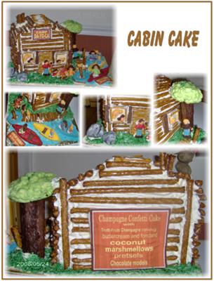 Days of Summer Cabin Cake