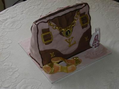 Designer Bag Birthday Cake
