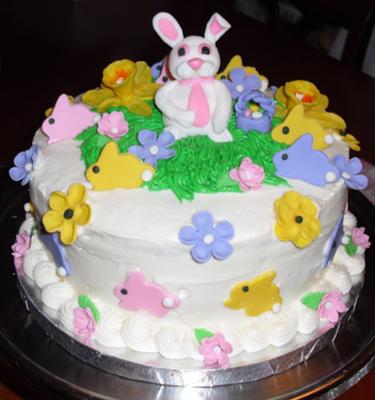 Easy Birthday Cakes on Easter Bunny Cake