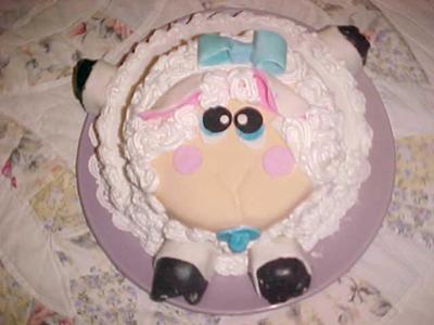 Picturebirthday Cake on Easter Lamb Cake