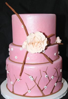 Elegant Birthday Cakes on Elegant Branches Cake