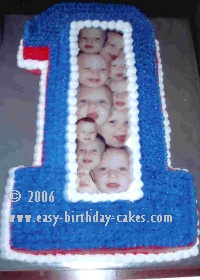  Birthday Cakes on Birthday Cakes Easy Directions For Picture Collage First Birthday