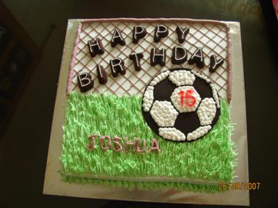 Football Birthday Cakes on Football Cake