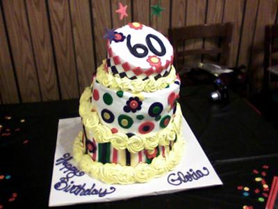 60th Birthday Cakes on Gloria S 60th Birthday Cake
