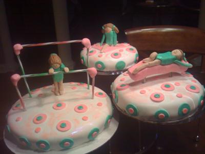 Birthday Cake Ideas  Girls on Gymnastic Girl Cake