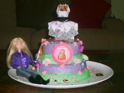 Birthday Cakes Pictures on Hannah Montana Birthday Cake