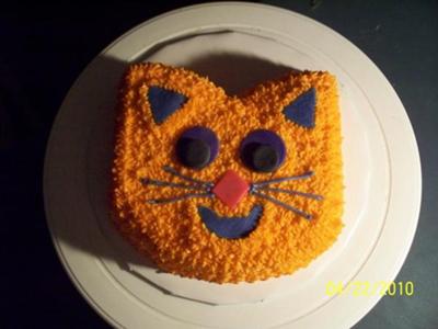 Cat Face Cake
