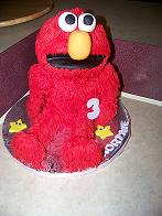 Happy Birthday Kourtnie - Elmo Cake