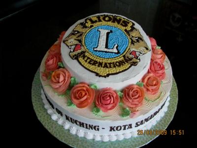 Club Birthday Cakes on Lion S Club Birthday Cake