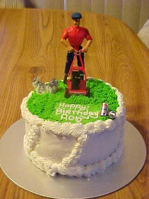 Yardman's Birthday Cake