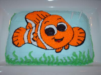 Easy Birthday Cake Ideas on Nemo Birthday Cake