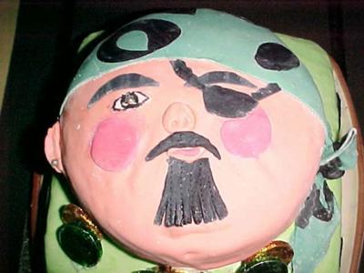 Captain Hook Larry Pirate Cake