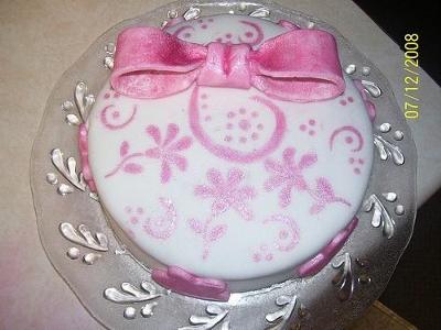 Pink Birthday Cake on Pretty In Pink Cake