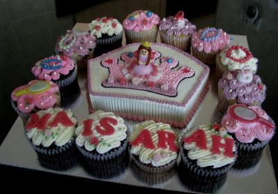 Sendbirthday Cake on Princess Cake And Cupcakes