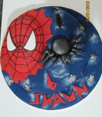 Spiderman Birthday Cakes on Spiderman Cake