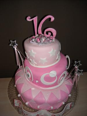 18th Birthday Cake Ideas on Samantha S Sweet Sixteen Cake