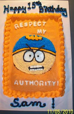 Sam's Cartman Cake