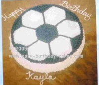 Cupcake Birthday Cake on How To Make A Soccer Cake