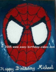 Spiderman Birthday Cake on Easy Instructions For Making This Spiderman Cake