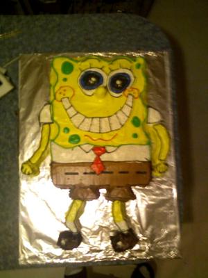 Spongebob Birthday Cake on Sponge Bob Cake Directions