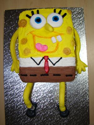 Spongebob Birthday Cakes on Spongebob Squarepants Birthday Cake   For A Three Year Old