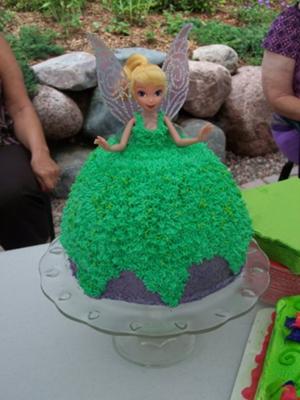 Tinkerbell Birthday Cake on Tinkerbell Cake