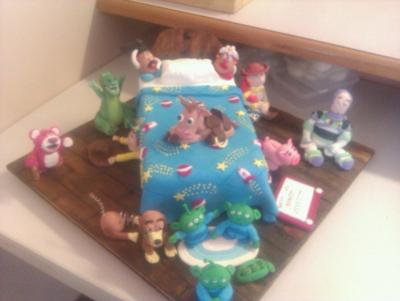  Story Birthday Cake on Toy Story Theme Cake