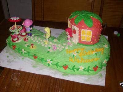 Wakeenas Strawberry Shortcake Cake