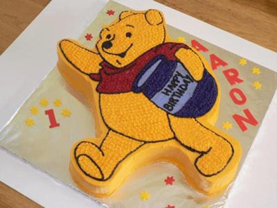 Easy Birthday Cakes on Elegant Winnie The Pooh Birthday Cake   Birthday Cakes Ideas