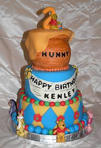 Winnie Pooh Birthday Cake on Weekendens Kager Bestillingskager Min S Ns 1 Rs F Dselsdagskage