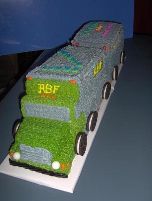 ABF Truck Cake