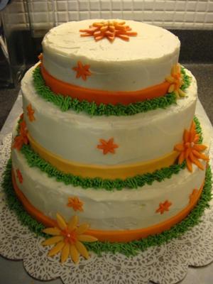 Autumn Wedding Shower Cake