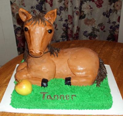 Horse Birthday Cake