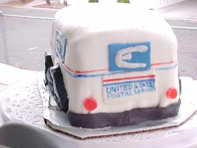 Mailman's Birthday Cake