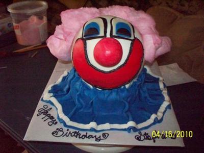 3D Clown Cake