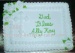 Baptism Cake . . .Pictures and Easy Instructions